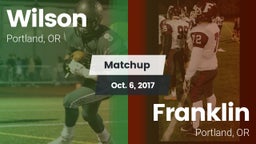 Matchup: Wilson  vs. Franklin  2017