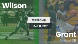 Matchup: Wilson  vs. Grant  2017