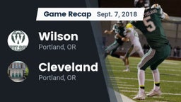 Recap: Wilson  vs. Cleveland  2018