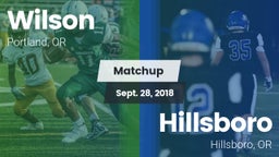 Matchup: Wilson  vs. Hillsboro  2018