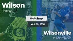Matchup: Wilson  vs. Wilsonville  2018