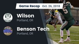 Recap: Wilson  vs. Benson Tech  2018