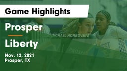 Prosper  vs Liberty  Game Highlights - Nov. 12, 2021