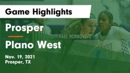 Prosper  vs Plano West  Game Highlights - Nov. 19, 2021