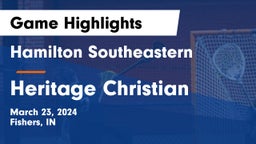 Hamilton Southeastern  vs Heritage Christian  Game Highlights - March 23, 2024