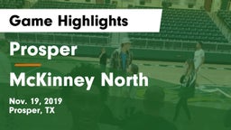 Prosper  vs McKinney North  Game Highlights - Nov. 19, 2019