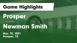 Prosper  vs Newman Smith  Game Highlights - Nov. 22, 2021