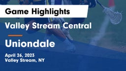 Valley Stream Central  vs Uniondale  Game Highlights - April 26, 2023