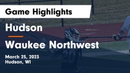 Hudson  vs Waukee Northwest  Game Highlights - March 25, 2023