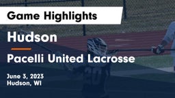 Hudson  vs Pacelli United Lacrosse Game Highlights - June 3, 2023