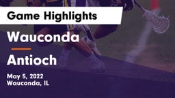 Wauconda  vs Antioch  Game Highlights - May 5, 2022