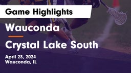 Wauconda  vs Crystal Lake South  Game Highlights - April 23, 2024
