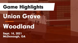 Union Grove  vs Woodland  Game Highlights - Sept. 14, 2021