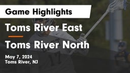 Toms River East  vs Toms River North Game Highlights - May 7, 2024