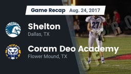 Recap: Shelton  vs. Coram Deo Academy  2017