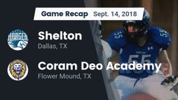 Recap: Shelton  vs. Coram Deo Academy  2018