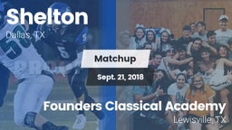 Matchup: Shelton  vs. Founders Classical Academy  2018