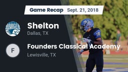 Recap: Shelton  vs. Founders Classical Academy  2018