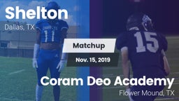 Matchup: Shelton  vs. Coram Deo Academy  2019