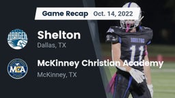 Recap: Shelton  vs. McKinney Christian Academy 2022