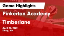 Pinkerton Academy vs Timberlane Game Highlights - April 20, 2022