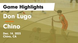 Don Lugo  vs Chino  Game Highlights - Dec. 14, 2023