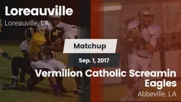 Matchup: Loreauville High vs. Vermilion Catholic Screamin Eagles 2017