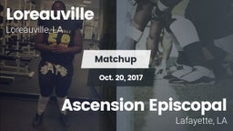 Matchup: Loreauville High vs. Ascension Episcopal  2017