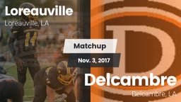 Matchup: Loreauville High vs. Delcambre  2017