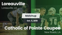 Matchup: Loreauville High vs. Catholic of Pointe Coupee 2018