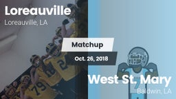 Matchup: Loreauville High vs. West St. Mary  2018