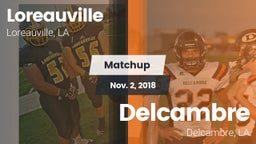 Matchup: Loreauville High vs. Delcambre  2018