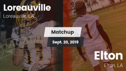 Matchup: Loreauville High vs. Elton  2019