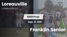 Matchup: Loreauville High vs. Franklin Senior  2019