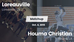 Matchup: Loreauville High vs. Houma Christian  2019