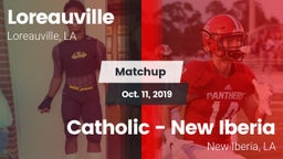 Matchup: Loreauville High vs. Catholic  - New Iberia 2019