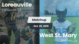 Matchup: Loreauville High vs. West St. Mary  2019
