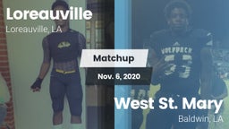 Matchup: Loreauville High vs. West St. Mary  2020