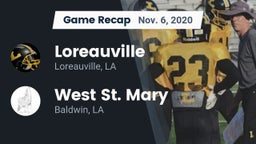Recap: Loreauville  vs. West St. Mary  2020