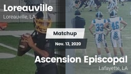 Matchup: Loreauville High vs. Ascension Episcopal  2020