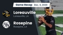 Recap: Loreauville  vs. Rosepine  2020