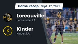 Recap: Loreauville  vs. Kinder  2021