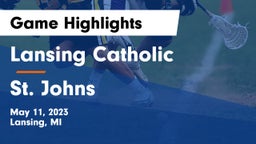 Lansing Catholic  vs St. Johns  Game Highlights - May 11, 2023