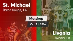 Matchup: St. Michael High vs. Livonia  2016