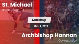 Matchup: St. Michael High vs. Archbishop Hannan  2019