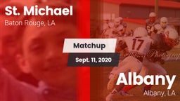 Matchup: St. Michael High vs. Albany  2020