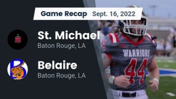 Recap: St. Michael  vs. Belaire  2022