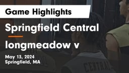 Springfield Central  vs longmeadow v  Game Highlights - May 13, 2024