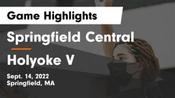 Springfield Central  vs Holyoke V Game Highlights - Sept. 14, 2022