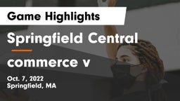 Springfield Central  vs commerce v  Game Highlights - Oct. 7, 2022